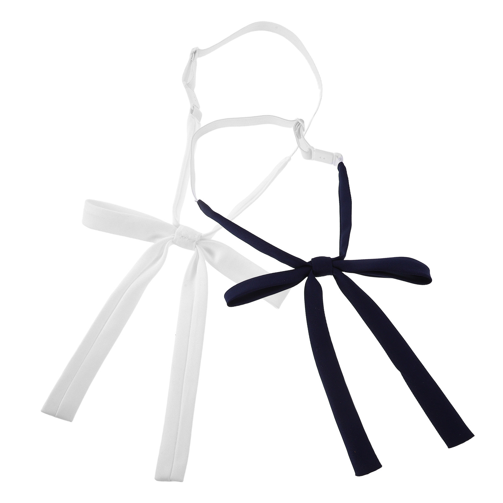 Bow Tie Pre Tied - 2 stuks dames vlinderdas, Japanse uniformstijl,