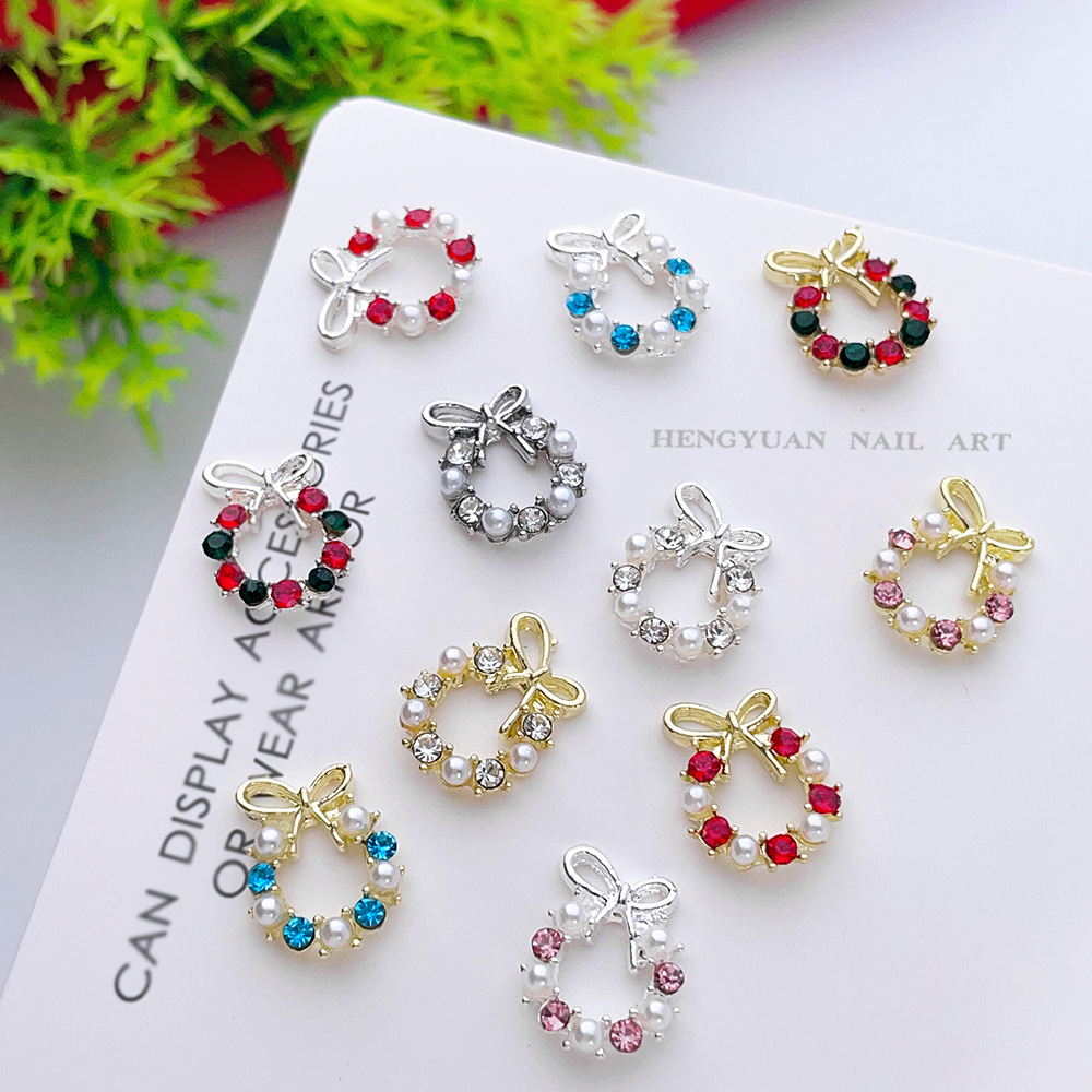 Kerstkrans Nagelcharms 3D Luxe - Tie Clip Silver recensie en prijs