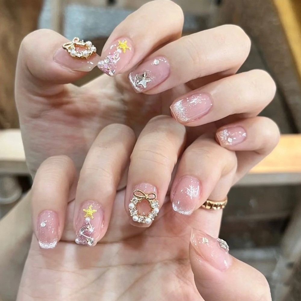 Kerstkrans Nagelcharms 3D Luxe - Tie Clip Silver recensie en prijs