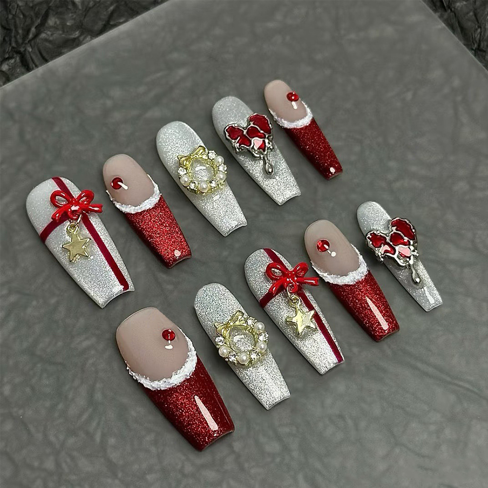 Kerstkrans Nagelcharms 3D Luxe - Tie Clip Silver recensie en prijs